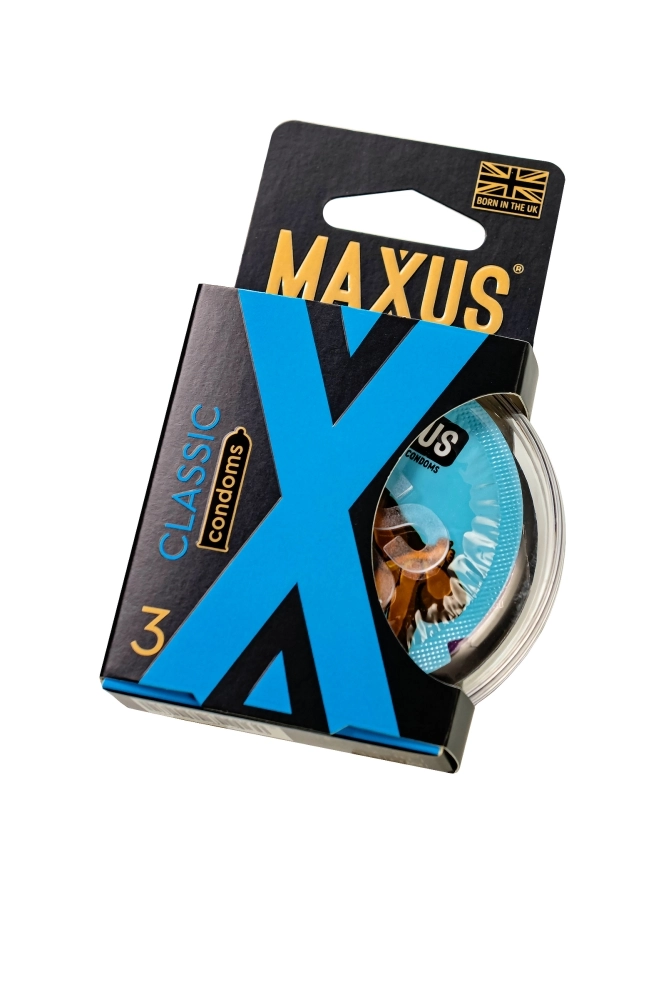 Классические презервативы MAXUS AIR Classic в пластиковом кейсе