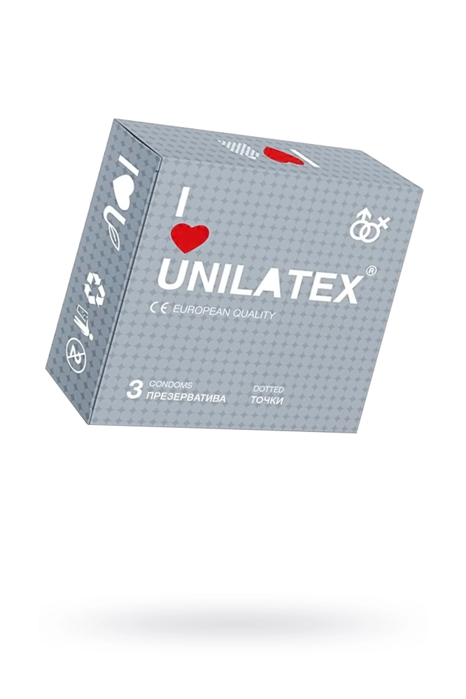 Презервативы с точками Unilatex Dotted