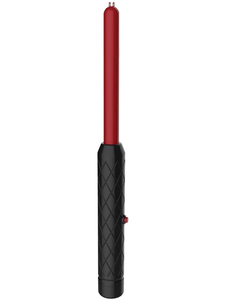 Черно-красный жезл для электростимуляции The Stinger Electro-Play Wand - 38,1 см.