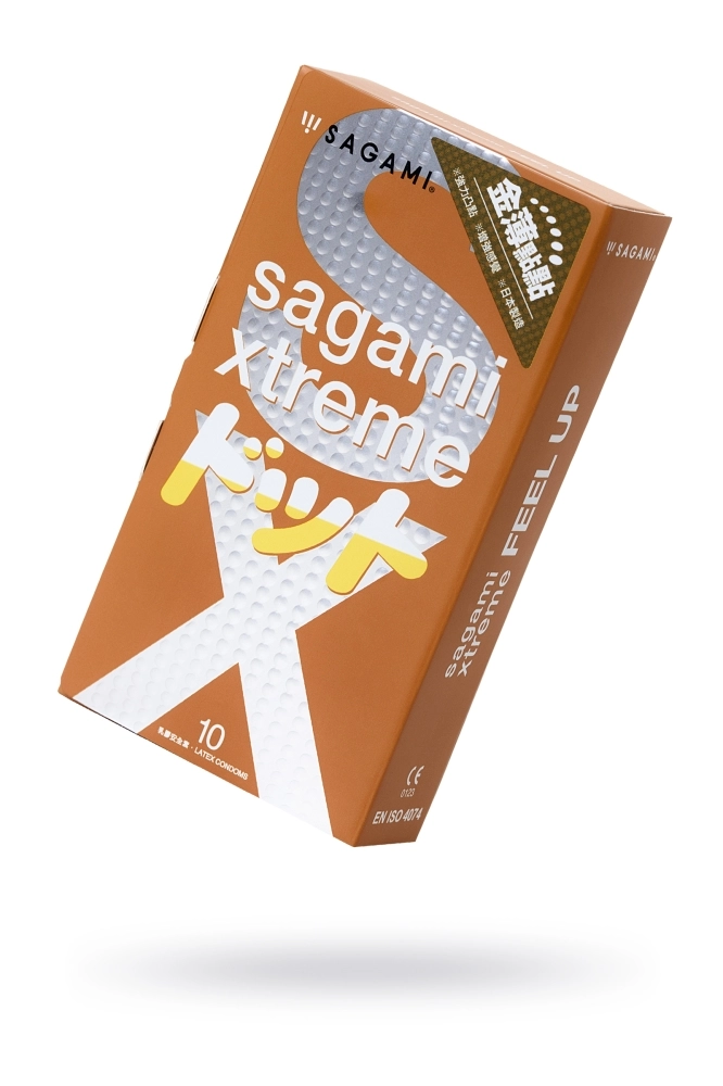 Презервативы с точечной текстурой Sagami Xtreme Feel Up