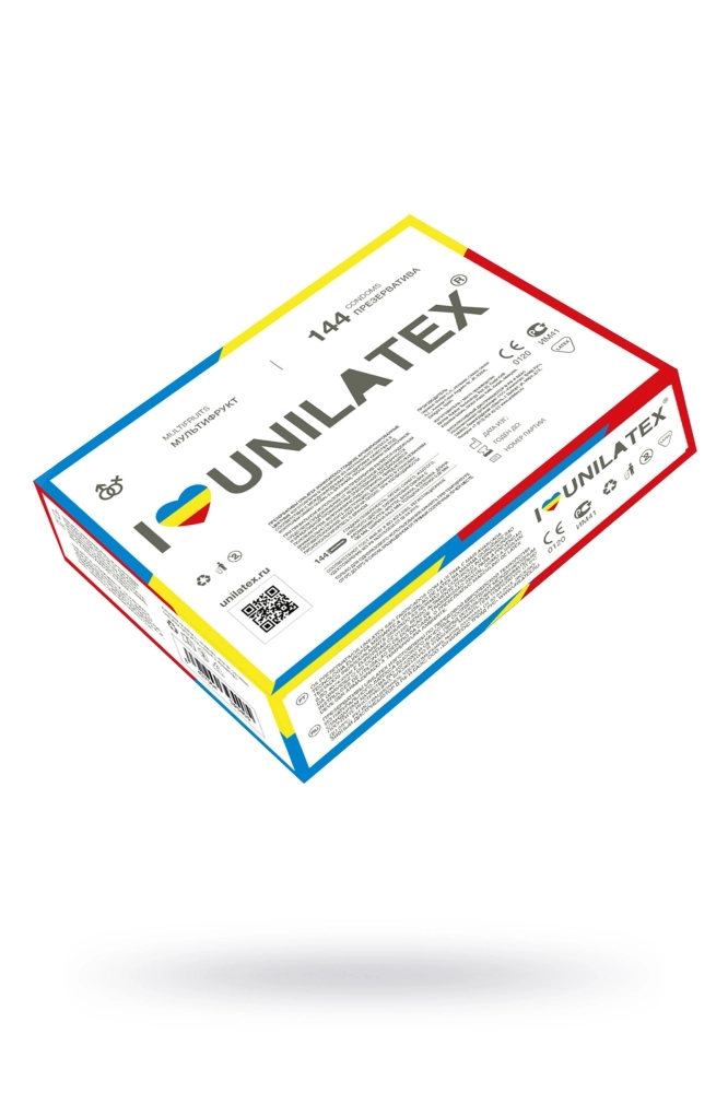 Разноцветные ароматизированные презервативы Unilatex Multifruits