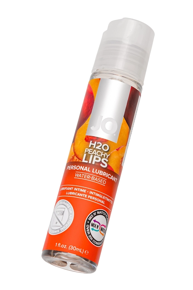 Лубрикант на водной основе с ароматом персика JO Flavored Peachy Lips