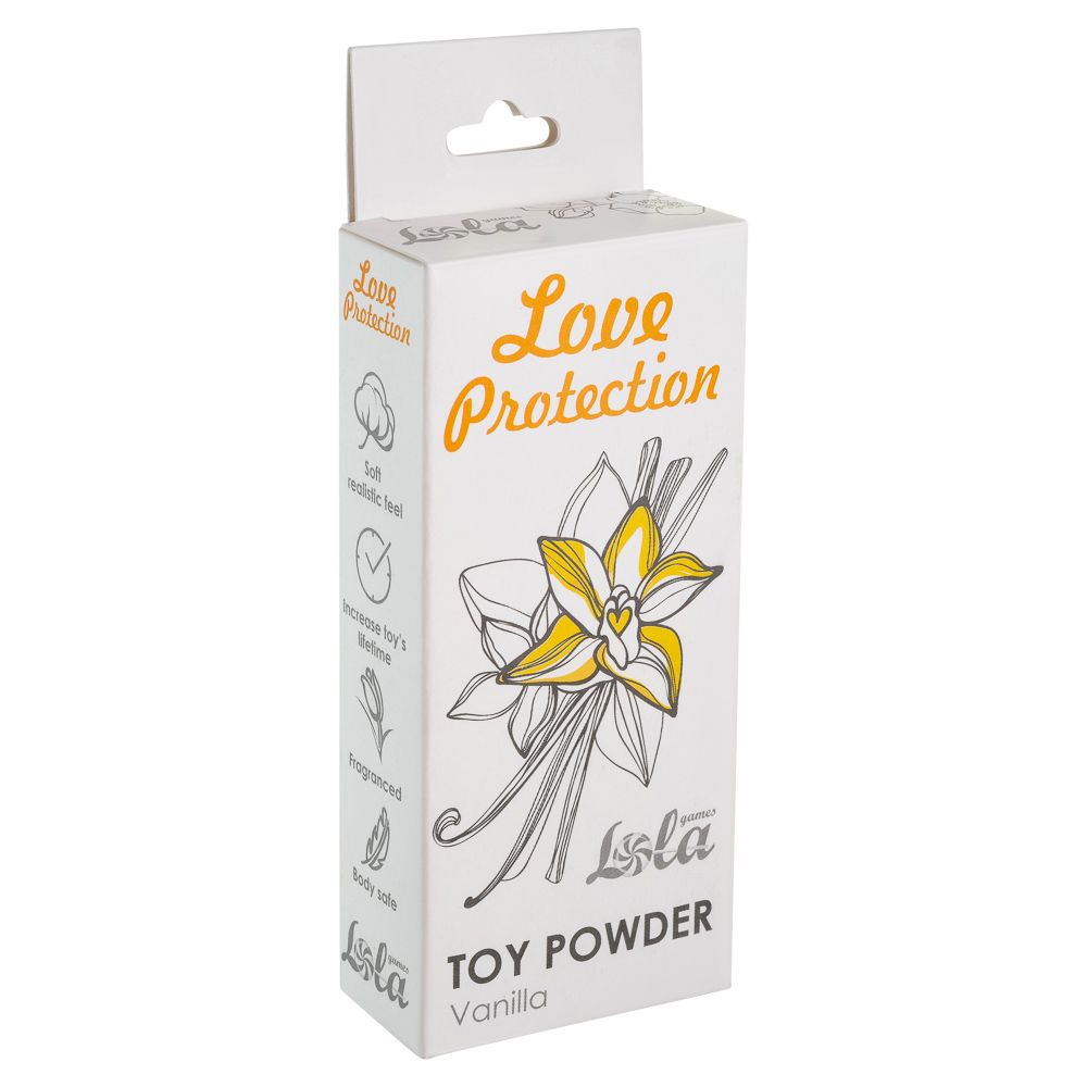 Пудра для игрушек Love Protection с ароматом ванили