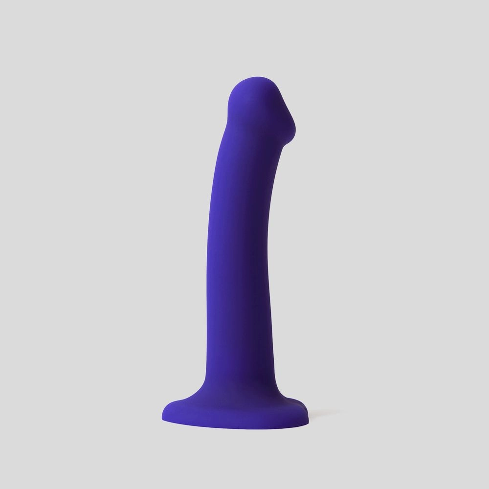Фаллоимитатор Strap-On-Me Semi-Realistic Glow-LED, светящийся M