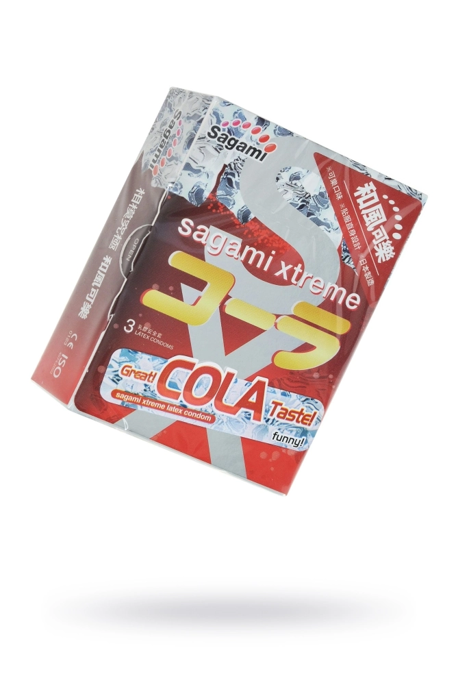 Презервативы с ароматом колы Sagami Xtreme Cola