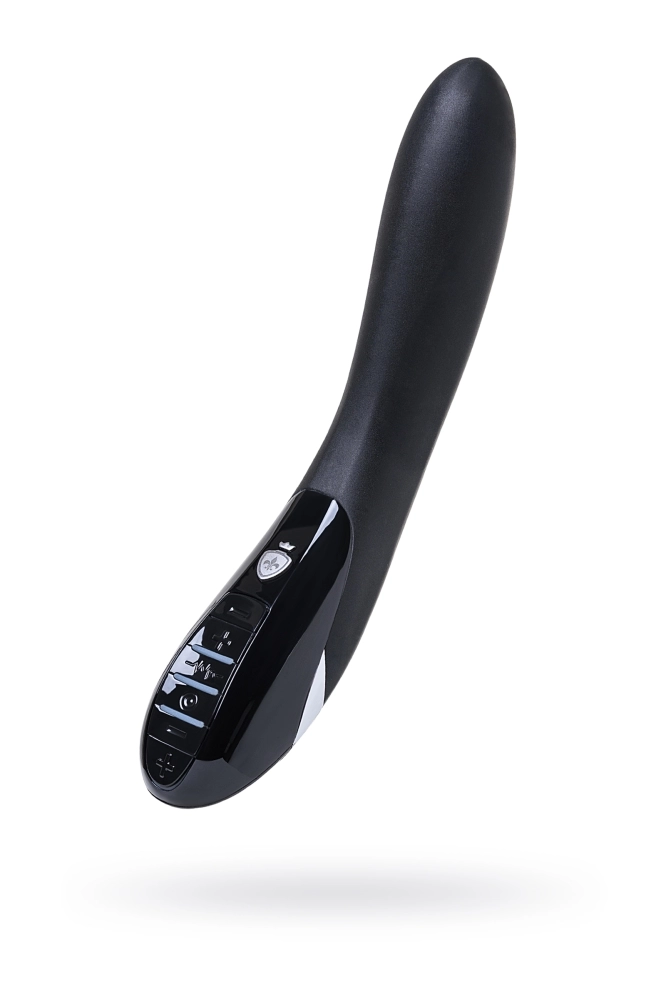 Черный вибратор с миостимуляцией Mystim Electric Eric Black Edition - 27 см.