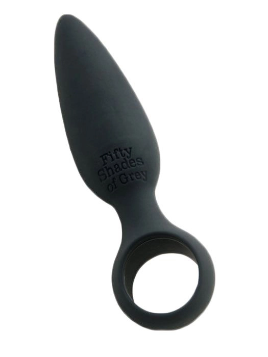 Чёрная анальная пробка Butt Plug - 10,8 см.
