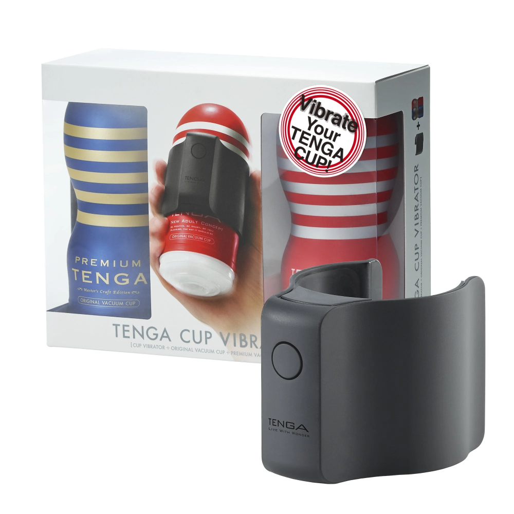 Набор вибратор и мастурбаторы-чашки Tenga Cup Vibrator 1st Set