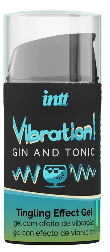 Жидкий вибратор intt Vibration! Gin & Tonic со вкусом джин-тоник