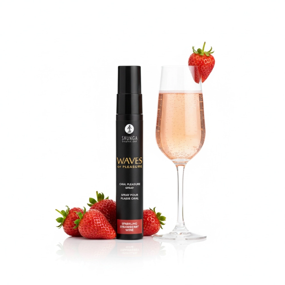 Оральный спрей Shunga Waves of Pleasure Sparkling strawberry wine