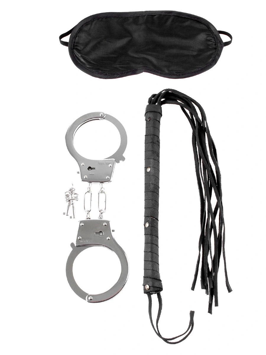 Набор для эротических игр Lover s Fantasy Kit - наручники, плетка и маска