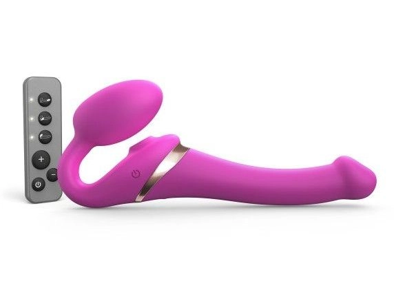 Безремневой страпон с клиторальной стимуляцией Strap-on-me Multi Orgasm