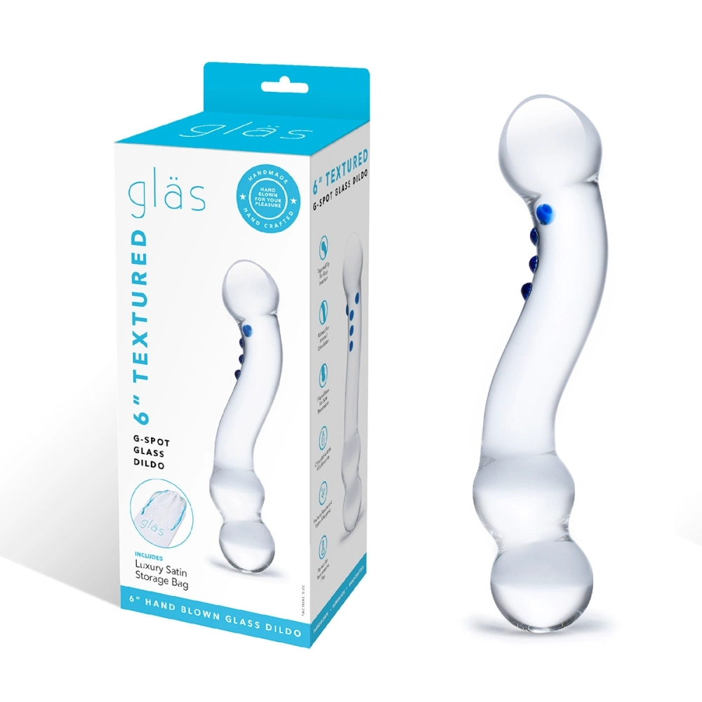 Cтеклянный стимулятор точки G gläs Curved G-Spot Dildo