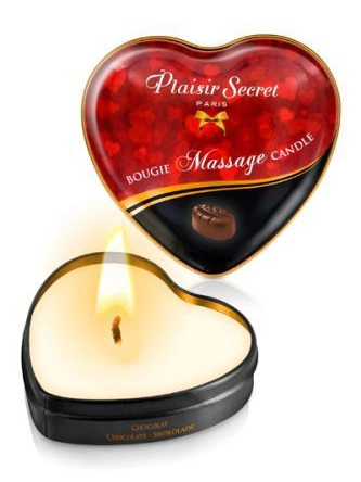 Массажная свеча с ароматом шоколада Bougie de Massage Gourmande Chocolat - 80 мл.