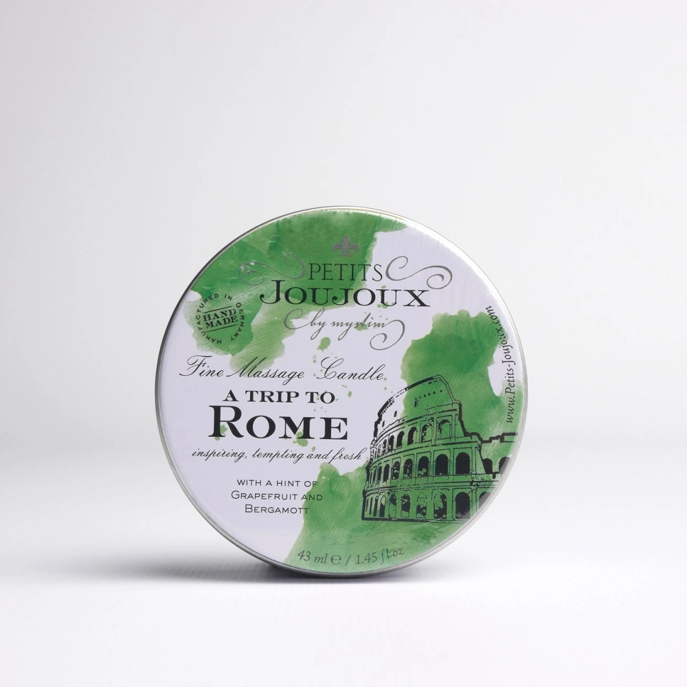 Массажная свеча Petits Joujoux Rome с ароматом грейпфрута и бергамота