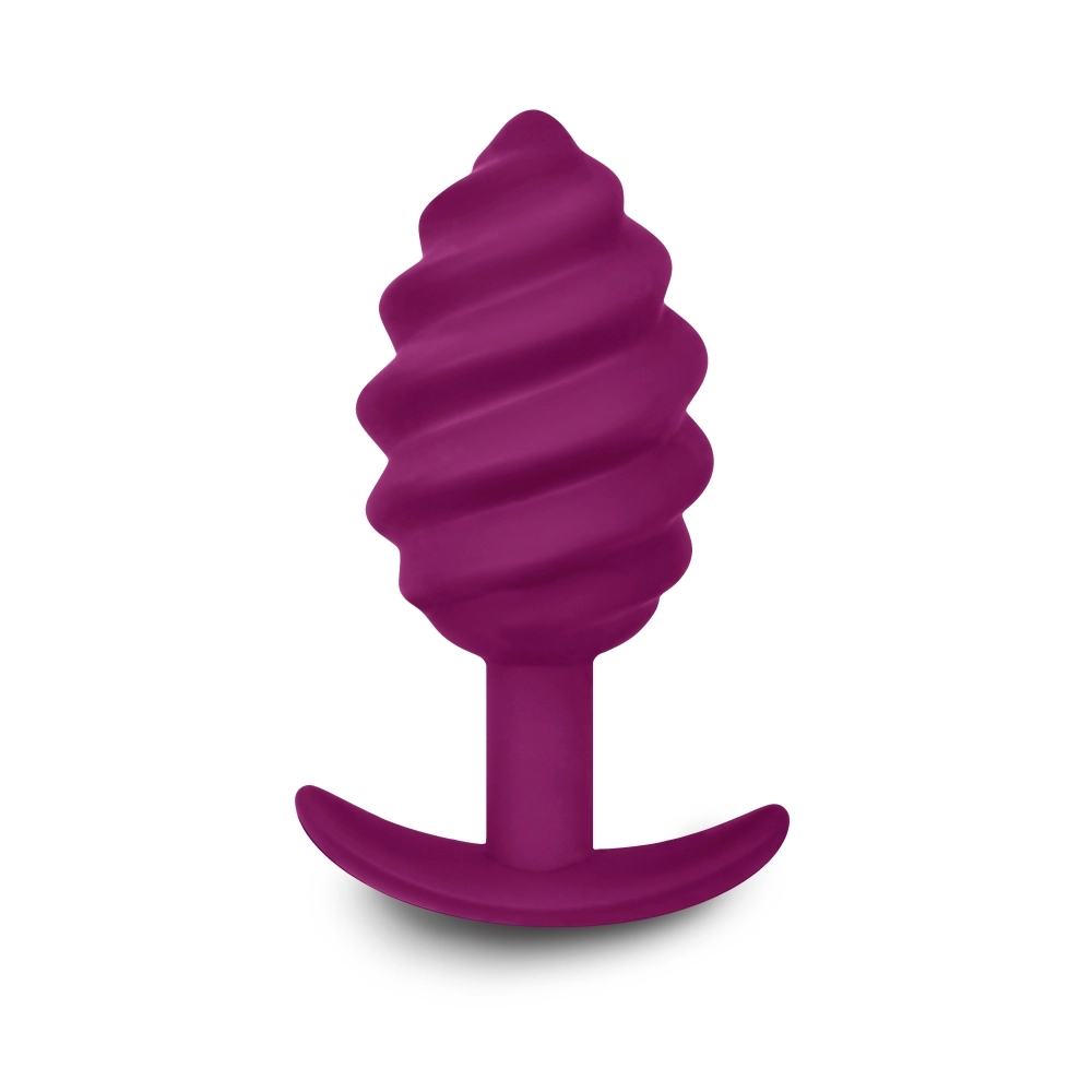 Витая анальная пробка для ношения Gplug Twist 2, 10.5х3.9 см