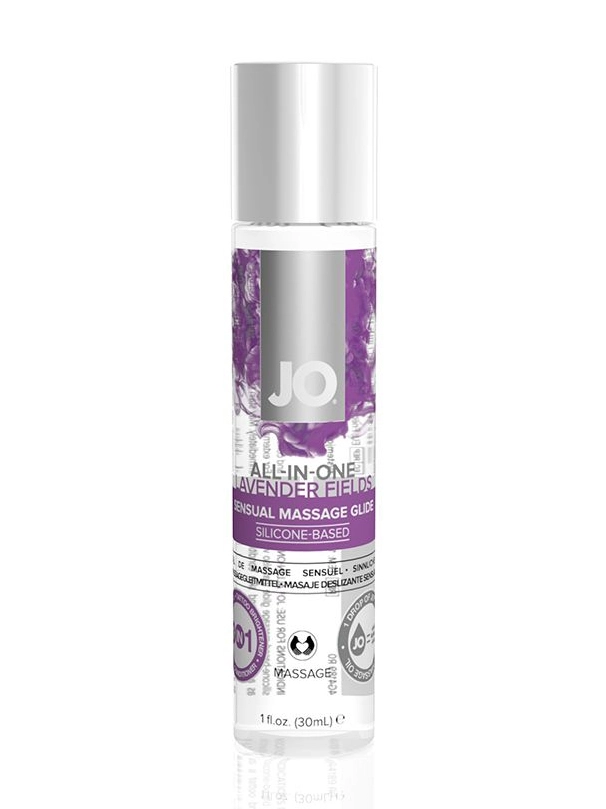 Массажный гель ALL-IN-ONE Massage Oil Lavender с ароматом лаванды - 30 мл.