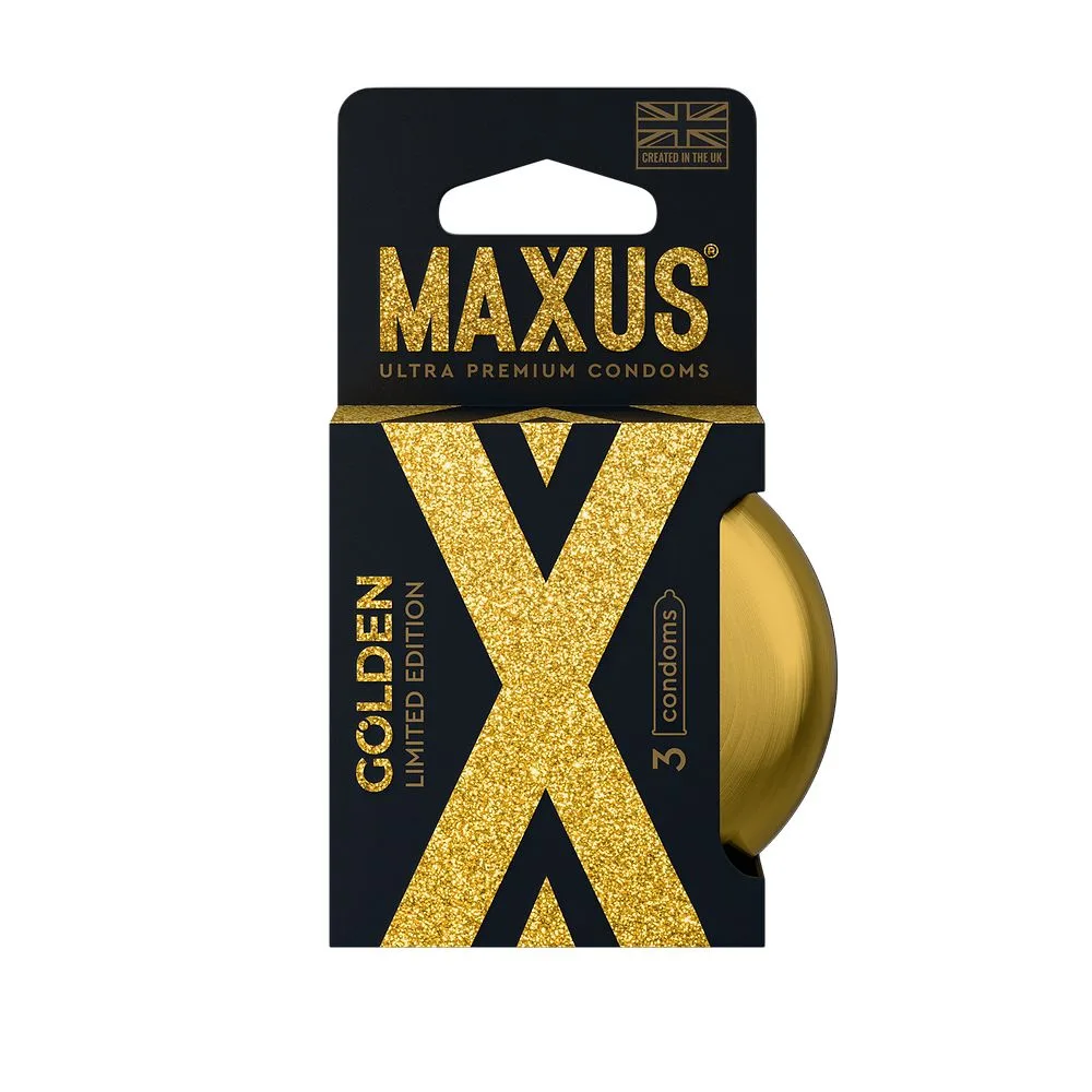 Презервативы Maxus Golden Limited Edition, 3 шт