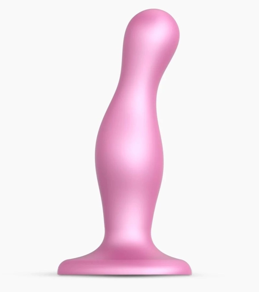 Фиолетовая насадка Strap-On-Me Dildo Plug Curvy
