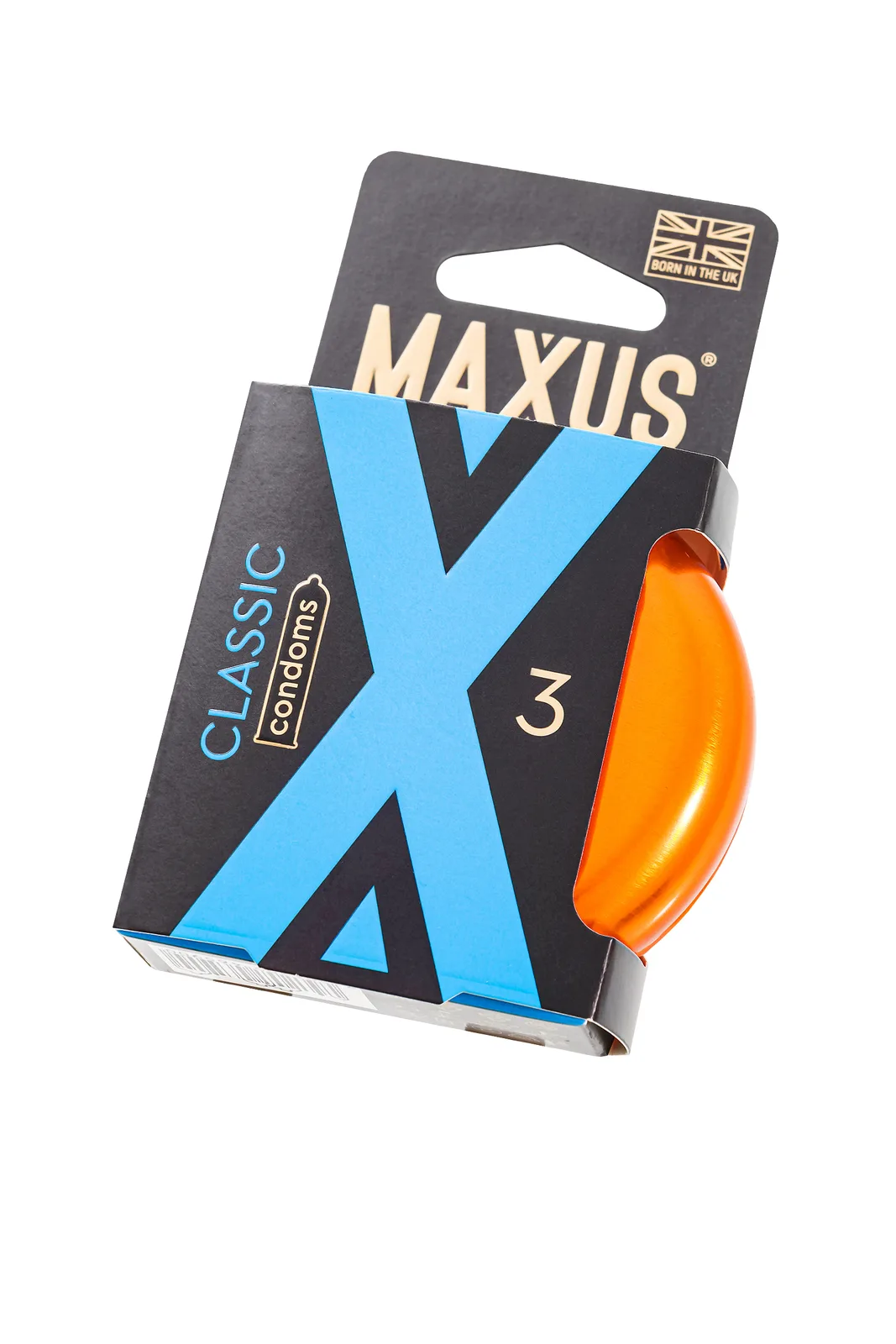 Презервативы Maxus Classic, классические, латекс, железный кейс, 3 шт
