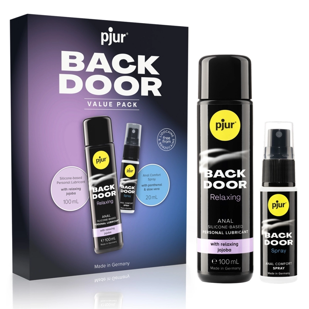 Набор pjur Back Door Value Pack: смазка силиконовая 100 мл, спрей 20 мл