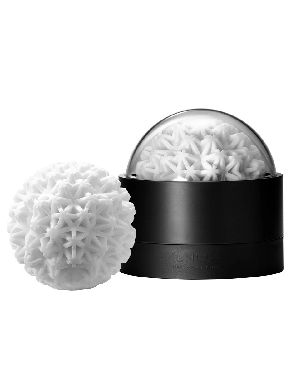 Белый мастурбатор Tenga Geo Coral