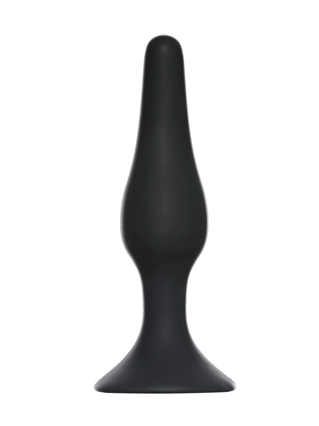 Чёрная анальная пробка Slim Anal Plug Medium - 11,5 см.