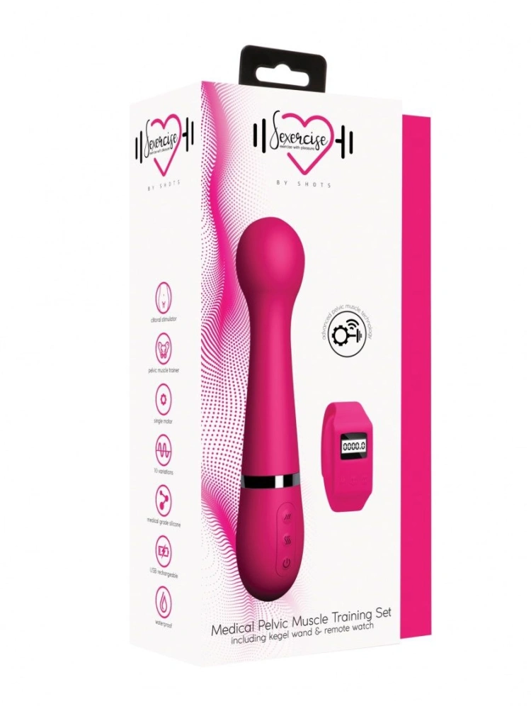 Вибромассажер Kegel Wand - 18,5 см.