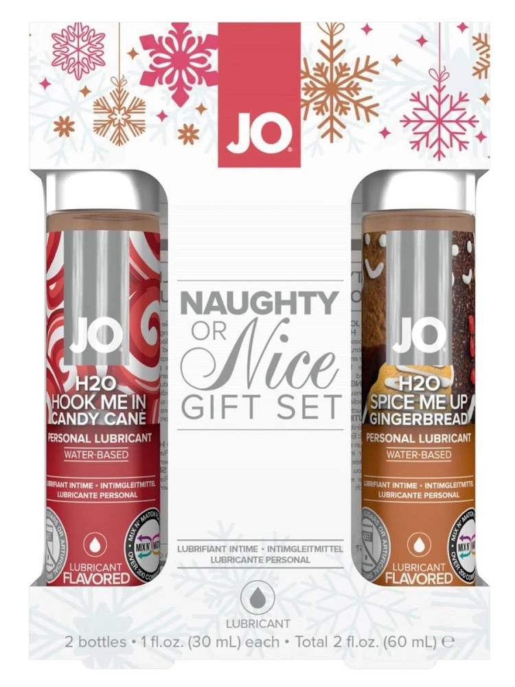 Набор из 2 вкусовых лубрикантов JO Naughty or Nice