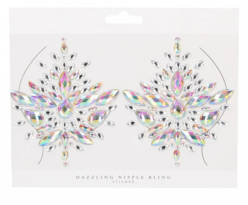 Сверкающие пэстисы Dazzling Nipple Bling Sticker