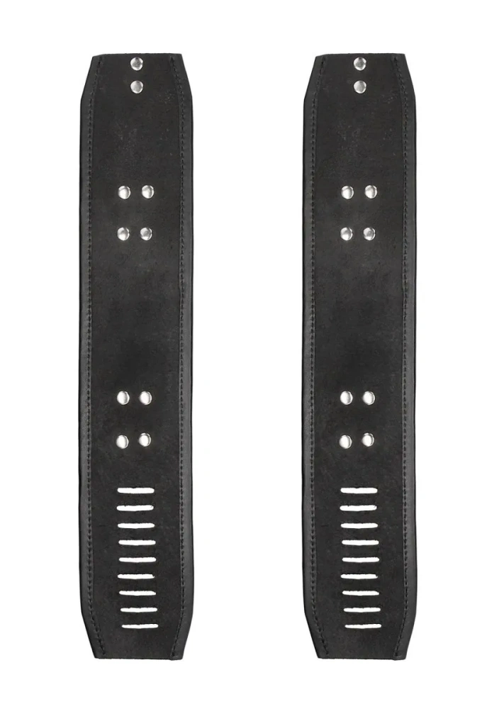 Черные поножи Restraint Ankle Cuff With Padlock