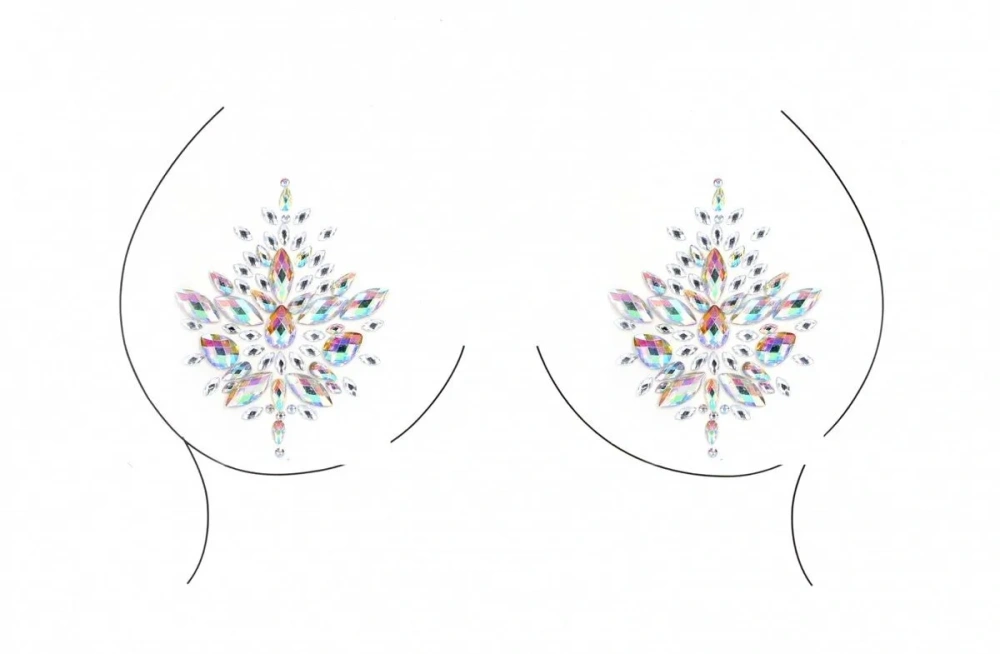 Сверкающие пэстисы Dazzling Nipple Bling Sticker