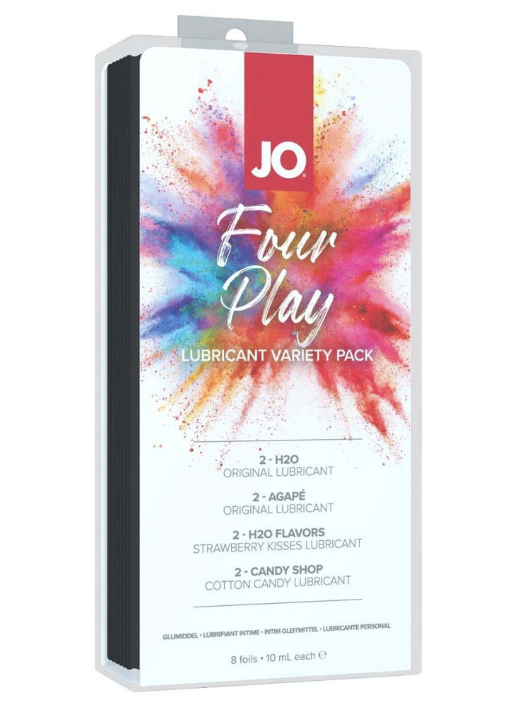 Подарочный набор из 8 саше лубрикантов System JO Four Play