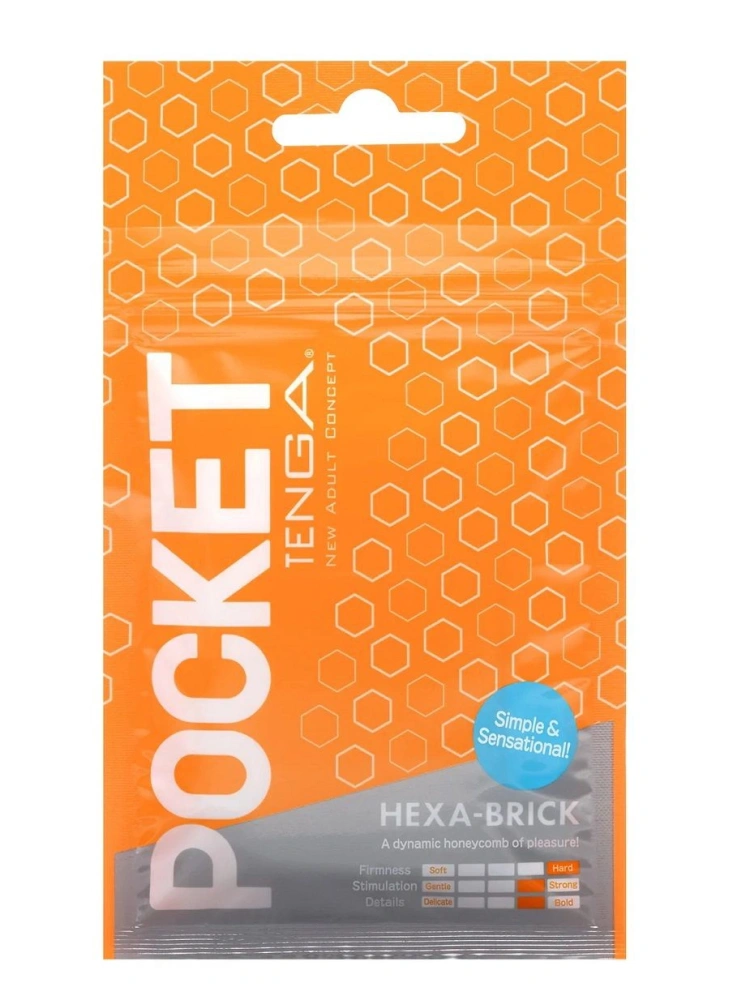 Карманный мастурбатор HEXA-BRICK