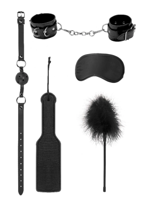 Черный игровой набор БДСМ Introductory Bondage Kit №4