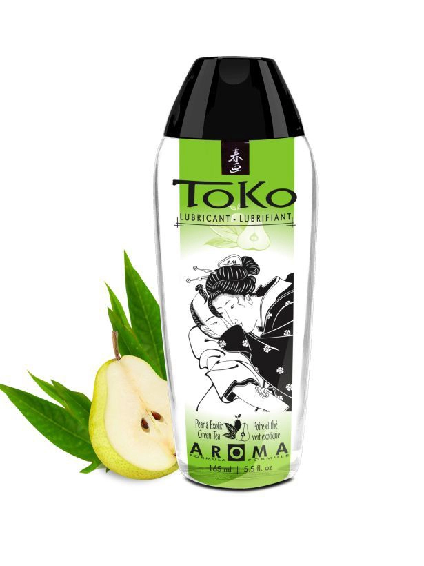 Интимный гель TOKO Pear & Exotic Green Tea с ароматом груши и зеленого чая - 165 мл.