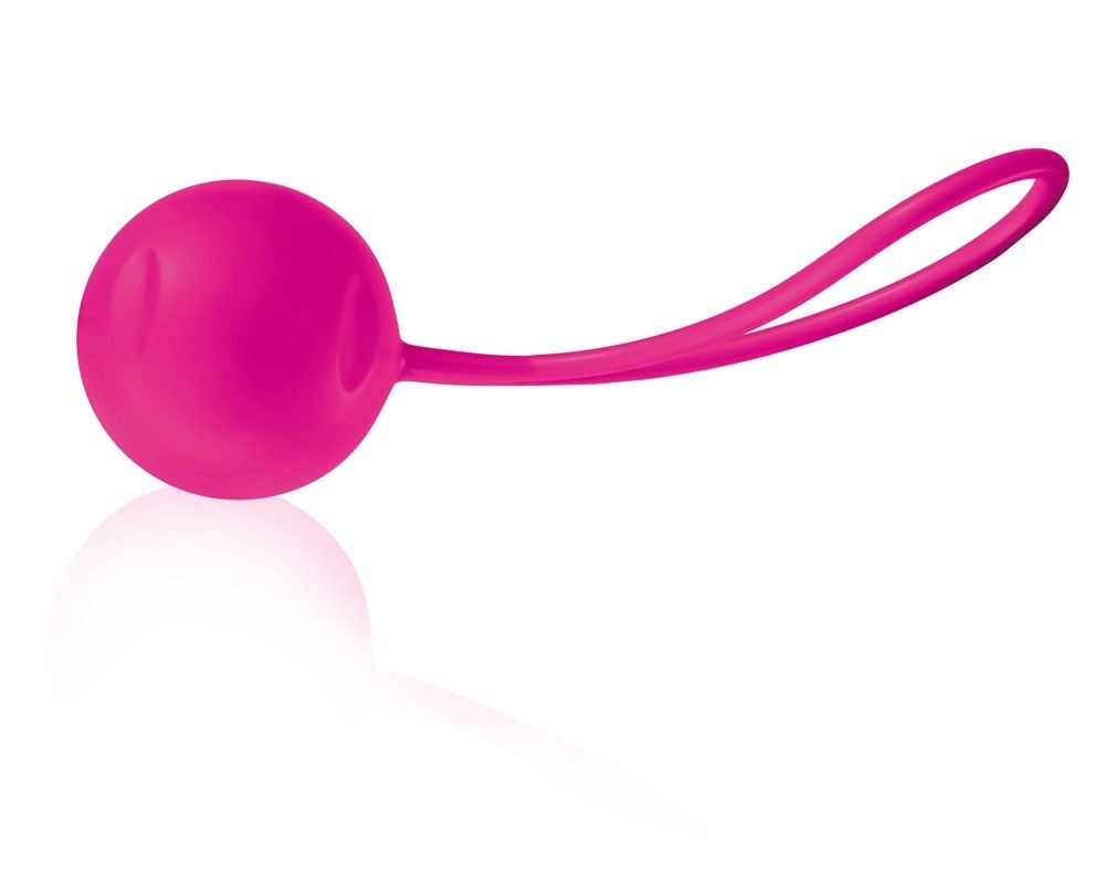 Нежно-розовый вагинальный шарик Joyballs Trend Single
