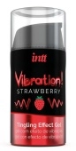Жидкий вибратор intt Vibration! Strawberry со вкусом клубники