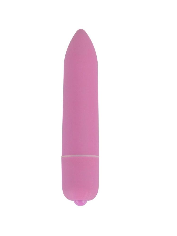 Удлинённая вибропуля Power Bullet Pink - 8,3 см.