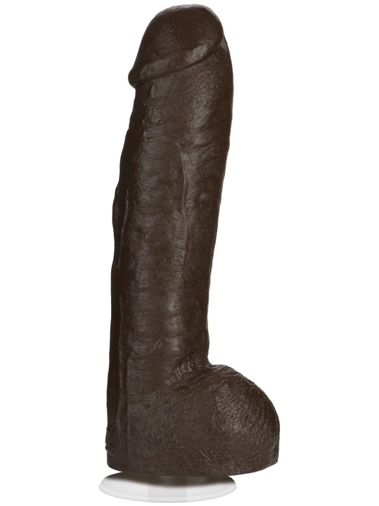 Коричневый фаллоимитатор BAM Huge 13  Realistic Cock - 31 см.