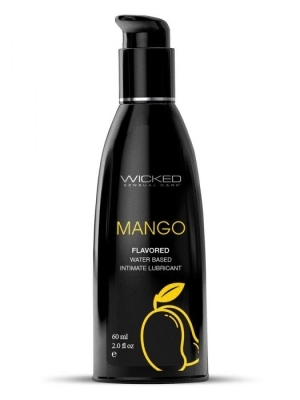 Лубрикант на водной основе с ароматом манго Wicked Aqua Mango