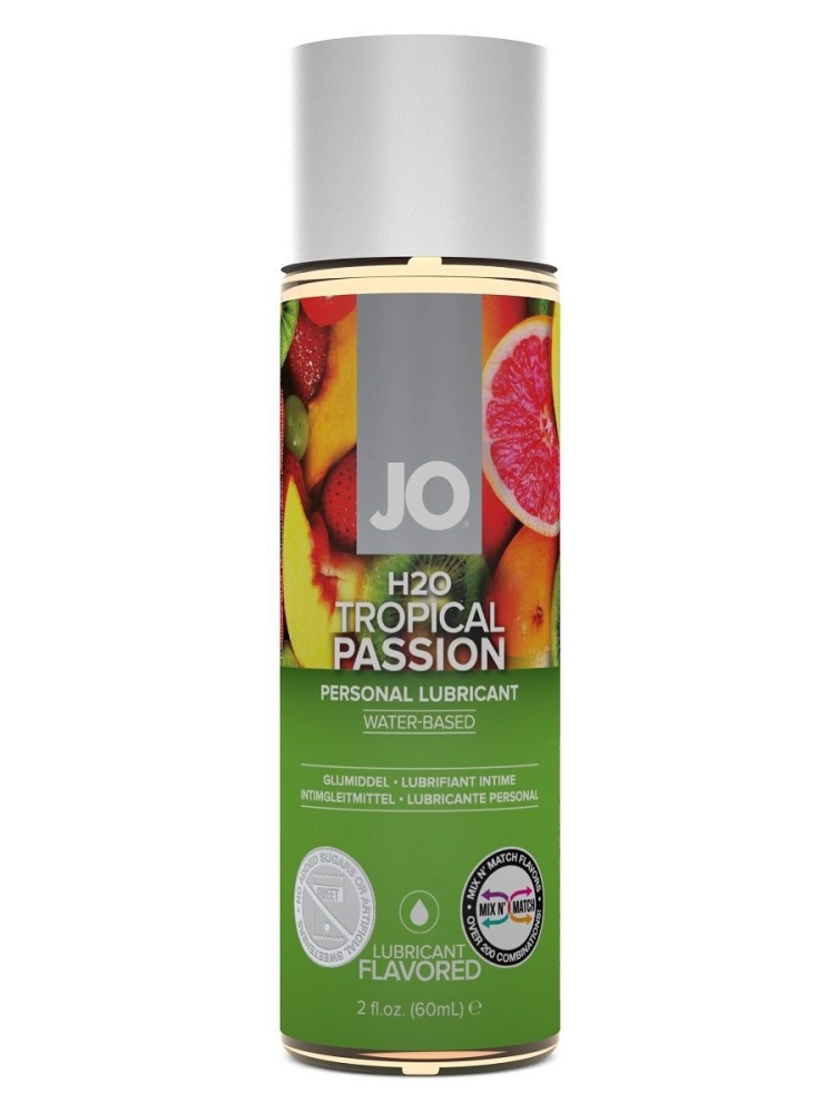 Лубрикант на водной основе с ароматом тропических фруктов JO Flavored Tropical Passion