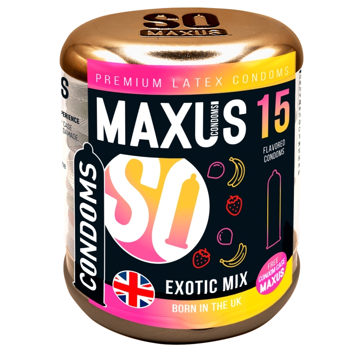 Презервативы Maxus Exotic Mix, ароматизированные