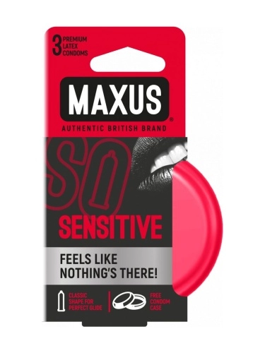 Ультратонкие презервативы MAXUS Sensitive
