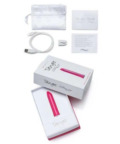 Розовый мини-вибратор Tango Pink USB rechargeable
