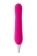 Розовый вибратор с клиторальным стимулятором ELLY с подогревом - 21,5 см.