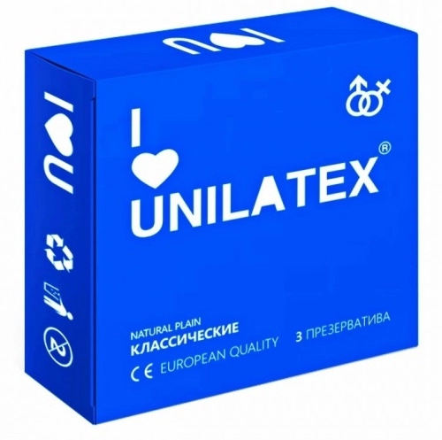 Классические презервативы Unilatex Natural Plain