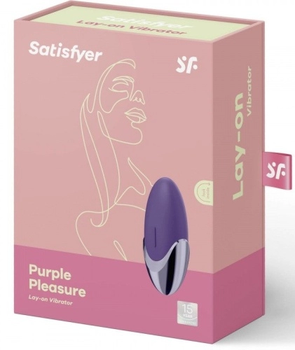 Фиолетовый вибромассажер Satisfyer Purple Pleasure