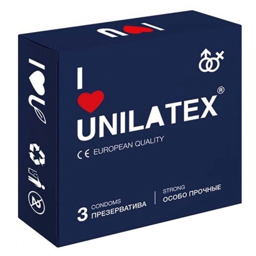 Ультрапрочные презервативы Unilatex Extra Strong
