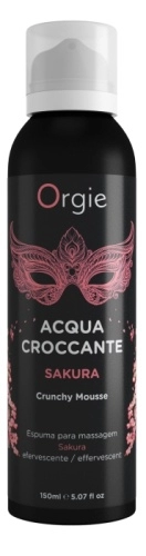 Хрустящая пенка для массажа Orgie Acqua Croccante Sakura 150 мл